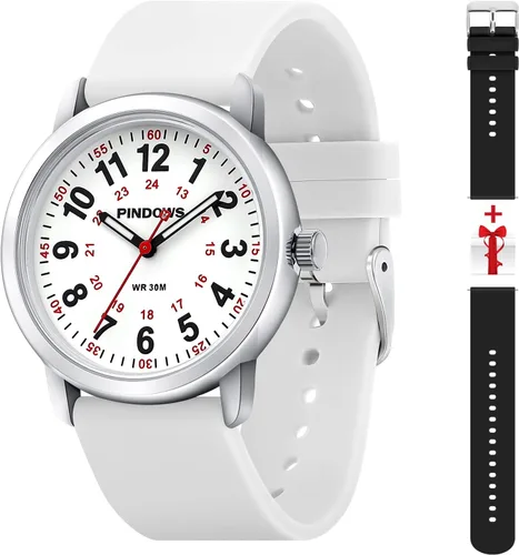Reloj de mujer para enfermeras profesionales médicos, reloj para mujeres y hombres, correa de silicona (regalo de banda de diferentes colores),