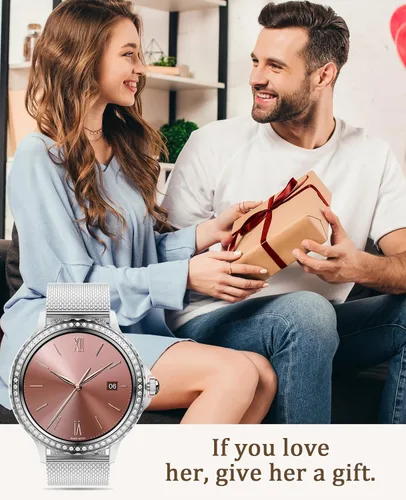 Miniatura 8 de Reloj inteligente para hombres y mujeres (respuesta/hacer llamadas), relojes inteligentes Bluetooth para iPhone, Android, iOS, IP68, impermeable