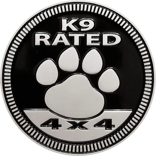 Miniatura 4 de Insignia Automotriz de Metal 4x4 Duck Rated Diseñada Específicamente para el Jeep Wrangler o Cherokee ~ ¡Pégala en Cualquier Lugar! (DR-Badge)