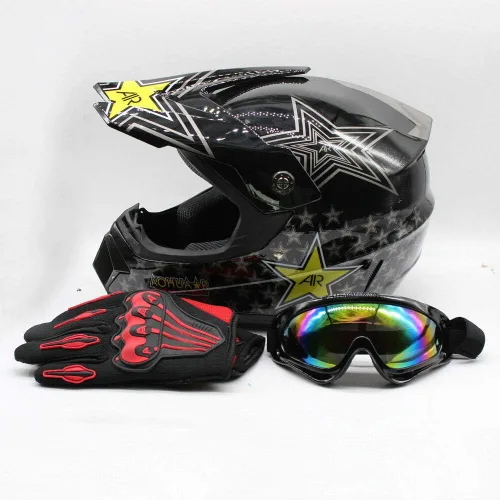 Miniatura 7 de Casco de motocross para adultos, casco de motocicleta, casco de descenso de carretera, motocicleta de cara completa, ATV Dirt Bike regalo, MTB