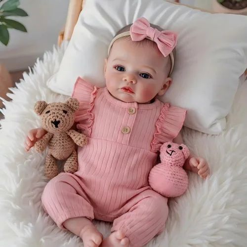 Miniatura 4 de iCradle - Muñecas Reborn de bebé de silicona, niño con ropa, de 20 pulgadas (50.8 cm), muñeca recién nacida realista que parece real, con venas