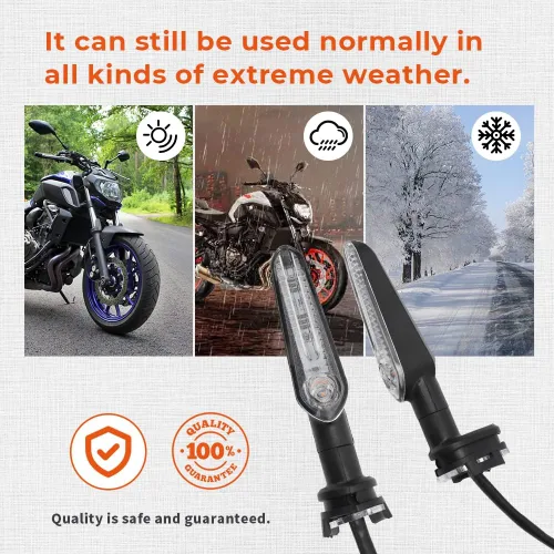 Miniatura 4 de motoparty Luz de señal de giro LED para Yamaha MT07 Tracer 700 XJ6 FZ6 MT09 900 MT10 YZF R1 R3 R6 R6S FZ6 FZ1 FZ Fazer FZ6R FZ07 FZ8 FZ09 TMAX MT-09