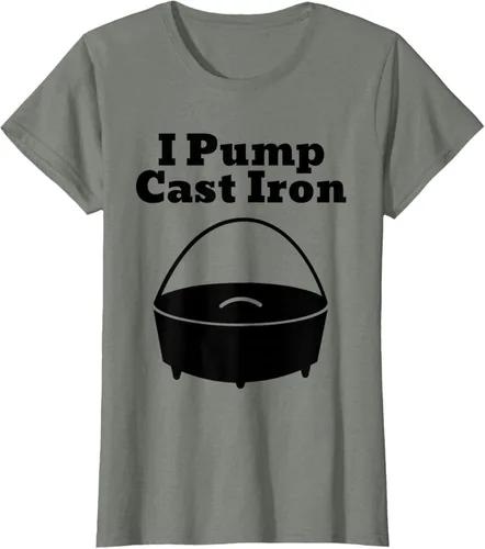 Miniatura 12 de I Pump - Camiseta de hierro fundido para cocinar al horno holandés
