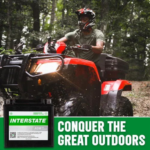 Miniatura 7 de Interstate Batteries YTX14-BS - Batería de 12 V y 12 Ah para deportes motorizados, 200CCA AGM, repuesto recargable para motocicletas, cuatrimotos