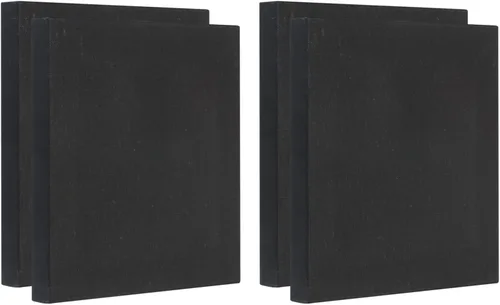 Miniatura 10 de PATIKIL Paneles de lienzos de pintura para pintura, paquete de 4 paneles cuadrados de madera de 4 x 4 pulgadas, paneles de arte en blanco estirados