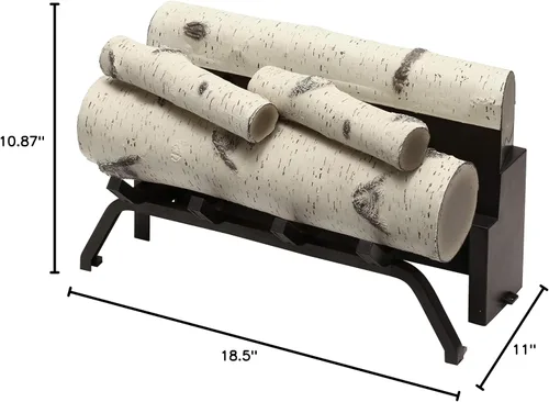 Miniatura 3 de DIMPLEX Accesorio de registro de abedul para cámara de fuego Revillusion de 24 pulgadas (RBFL24BR)