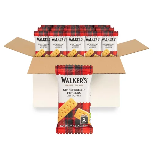 Miniatura 9 de Walker's Shortbread Fingers, galletas de mantequilla pura, 1.4 onzas (paquete de 24)