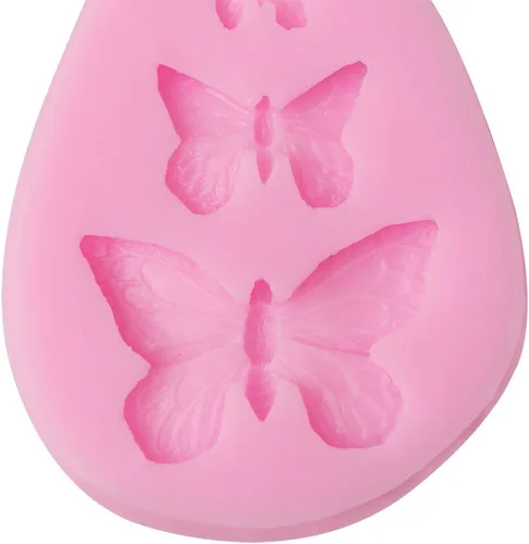 Miniatura 6 de Molde de mariposa de silicona para Chololate Mariposa Fondant Candy Molds Molde para hornear pasteles caseros DIY
