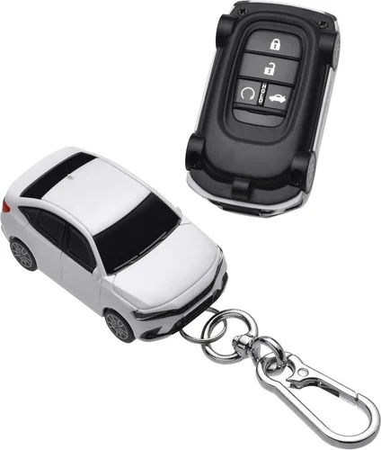 Miniatura 10 de para Funda de Llavero Honda - Estuche de llavero compatible con Honda Accord Civic CRV Pilot Odyssey Passport Llave Remota Inteligente - Negro