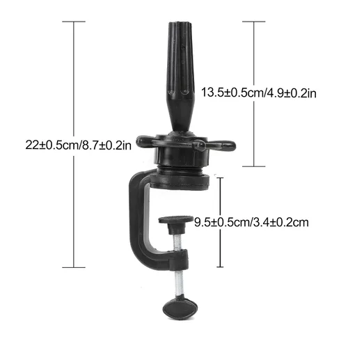 Miniatura 3 de Soporte de Cabeza de Maniquí de Peluca Soporte de Cabeza Soporte de Cabeza de Entrenamiento de Maniquí de Cosmetología Soporte Sujetador Abrazadera