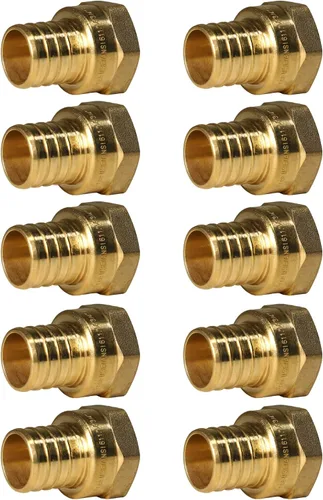 Miniatura 35 de XFITTING 1 pulgada Pex x 1 pulgada Adaptador Femenino NPT, 23-4-3=2X, 2 Piezas