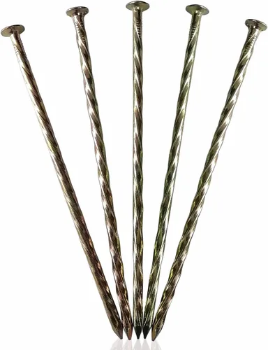 Paquete de 70 picos galvanizados de 6 pulgadas, clavos de césped artificial resistentes para paisajismo, bordes de césped y césped artificial, 70