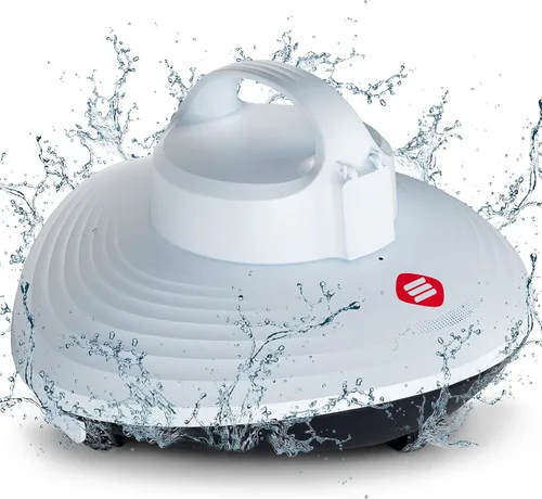 HYDRUS Aspirador robótico inalámbrico para piscina con motor sin escobillas, potente robot de piscina para piscinas sobre el suelo, hasta 90 minutos