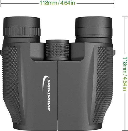 Miniatura 8 de Aurosports - Binoculares compactos de 12x32 para adultos y niños, prismáticos pequeños para observación de aves, de alta potencia, fácil enfoque