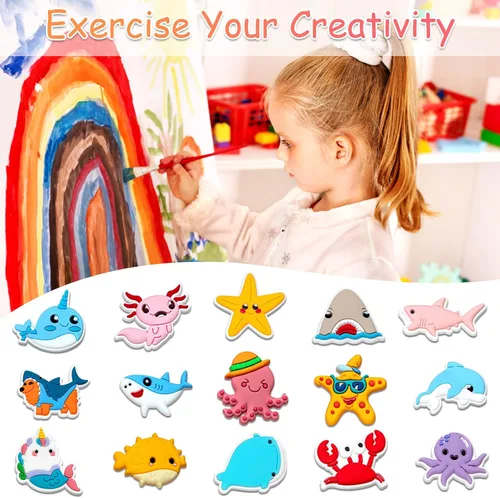 Miniatura 4 de 30, 50, 100 piezas de dijes para zapatos para niñas, lindos dijes de decoración de zapatos para niños, Kawaii no aleatorios, diferentes zapatos