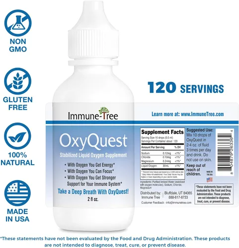 Miniatura 3 de Immune Tree Oxyquest Multivitaminas, 2 onzas