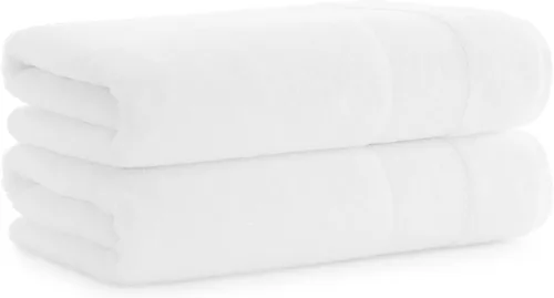 Miniatura 21 de Aston & Arden Aegean - Toallas de baño de felpa sólidas, paquete de 2, 100% algodón turco, 600 GSM, toallas de baño de gran tamaño para spa o hotel