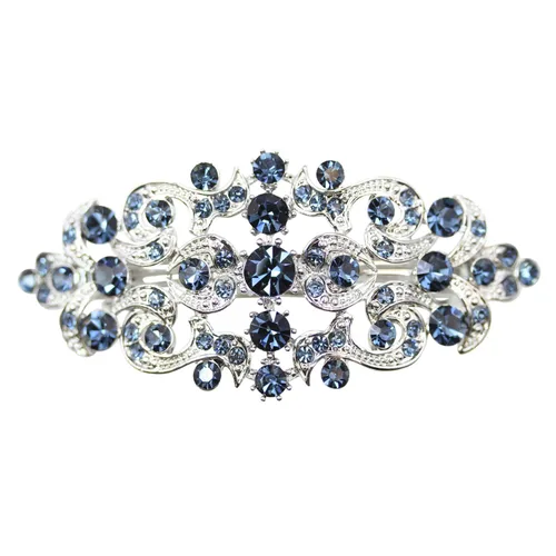 Miniatura 14 de Faship Precioso pasador floral de cristal AB Rhinestone
