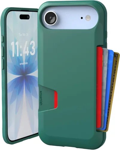 Miniatura 36 de Smartish® Funda tipo cartera para iPhone 13 Pro Max - Wallet Slayer Vol. 1 [Delgada + Protectora] Con tarjetero para tarjetas de crédito - Probada