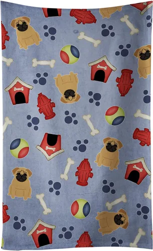 Miniatura 126 de Caroline's Treasures BB2654KTWL Dog House Collection Airedale - Toalla de cocina para invitados, toalla de baño decorativa para cara, té, paño