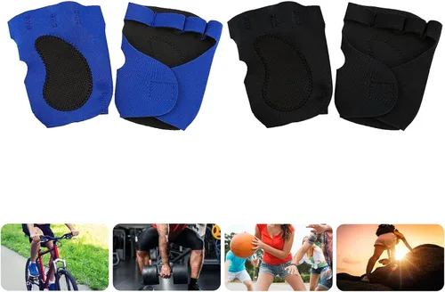 Miniatura 3 de Guantes de neopreno acolchados para levantamiento de pesas, guantes ventilados para seguimiento de ciclismo, deportes con protección completa