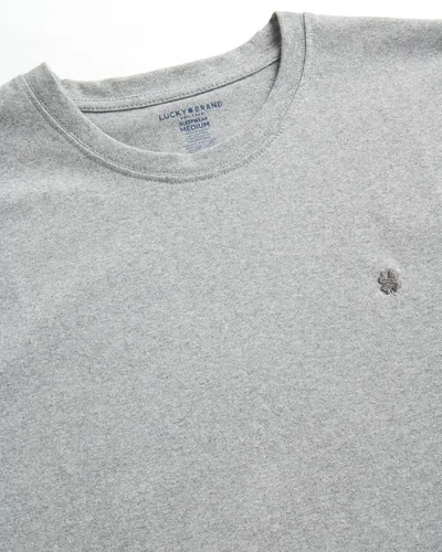 Miniatura 3 de Lucky Brand Camiseta básica de manga corta con cuello redondo para hombre