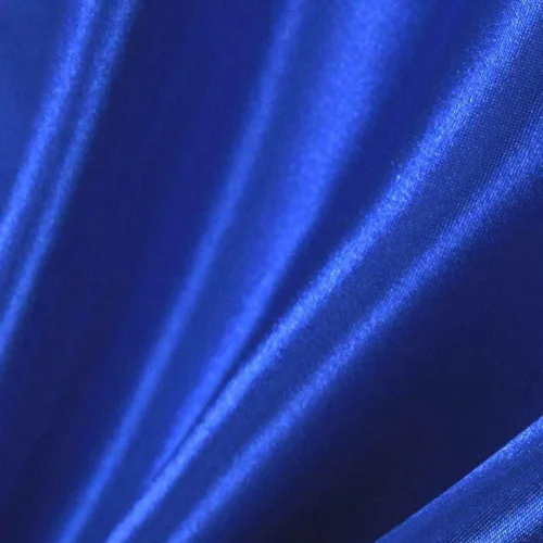 Tela de satén de 60 pulgadas de ancho para bodas, decoración, vestidos, sábanas, disfraces, vestidos, etc. (azul rey, 20 yardas)