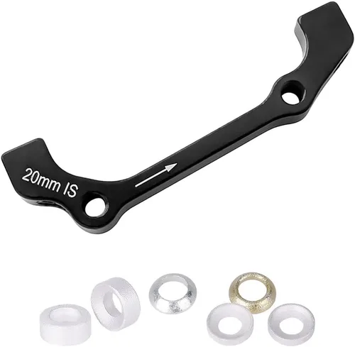 Miniatura 7 de Soporte de montaje de freno de disco para bicicleta, aleación de aluminio, mecanizado CNC, adaptador de montaje de poste de pinza estándar con junta