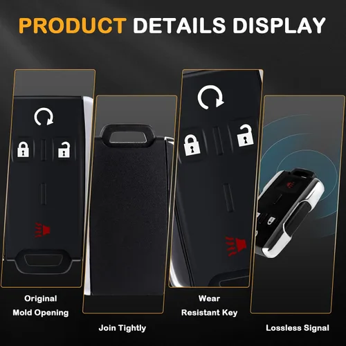 Miniatura 3 de Funda para llavero para Chevy para Colorado para Silverado 1500 para Tahoe para Silverado 2500 HD 3500 HD para Suburban para GMC para Sierra 2500 HD