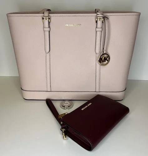 Miniatura 3 de Michael Kors MICHAEL Michael Kors Jet Set - Bolso de hombro grande TZ de viaje con doble cierre para la muñeca