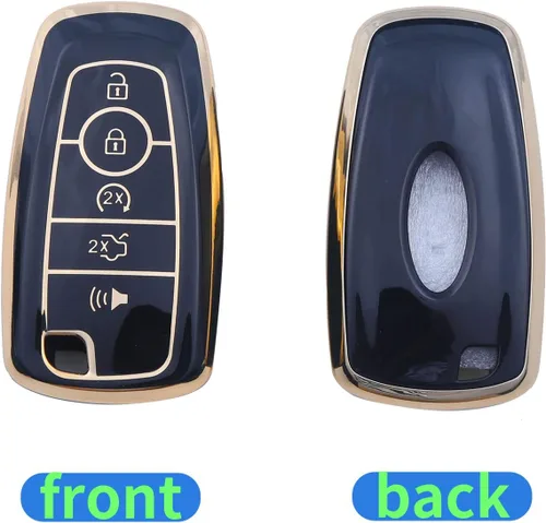 Miniatura 3 de Funda para llavero Ford, compatible con Ford Fusion F150 F250 F350 F450 F550 Edge Explorer Smart Key Premium Soft TPU Anti-polvo Protección completa