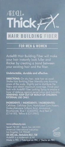 Miniatura 3 de Ardell - Fibra de construcción de cabello, fibras capilares para cabellos finos, cabello más completo instantáneo para hombres y mujeres, corrector