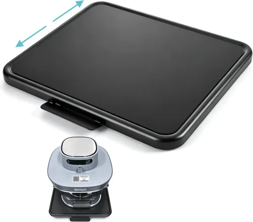 SICHEER Rolling Appliance Tray for Ninja Crispi Pro, Heavy Duty Metal Appliance Slider with Wheels, Under Cabinet Moving Caddy for Air Fryer, Coffee
