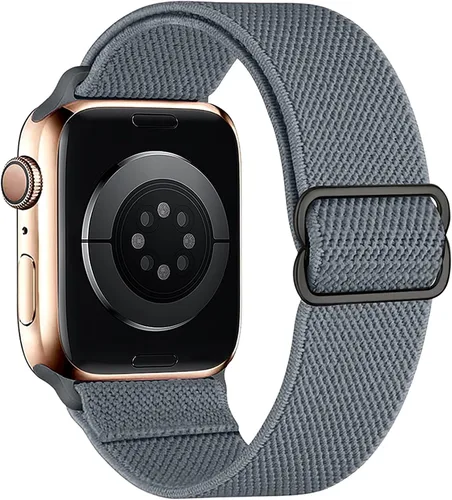 Miniatura 52 de Correas elásticas de nailon compatibles con Apple Watch de 1.496 pulgadas, 1.575 pulgadas, 1.614 pulgadas, 1.654 pulgadas, 1.732 pulgadas, 1.732