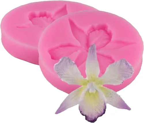 Miniatura 2 de Cestony Moldes de silicona para fondant de hojas y flores, para bricolaje, pasteles, fondant, galletas, jabón, pudín de azúcar, chocolate, dulces