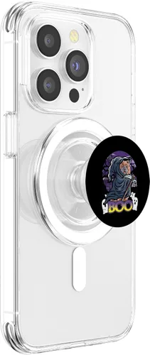 Miniatura 3 de Chow Chow Happy Halloween Costume Grim Reaper PopSockets MagSafe PopGrip for iPhone