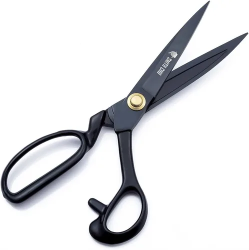 Miniatura 2 de SMITH CHU Tijeras de costura, tijeras de sastre resistentes para tela, cuero, materias primas, confección, tijeras de tapicería profesionales