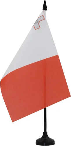 Miniatura 123 de United Kingdon Coat of arms Table Flag 5'' x 8'' - UK - British - England Desk Flag 21 x 14 cm - Black plastic stick and base - AZ FLAG Escudo