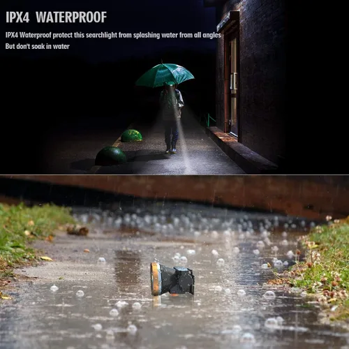 Miniatura 2 de ODEAR Linterna frontal recargable, súper brillante, linterna de LED para la cabeza, impermeable, con batería incorporada para acampar al aire libre
