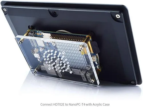 Miniatura 5 de Pantalla LCD eDP de 7 pulgadas con Cap-Touch (HD702E), Trabajo con NanoPC-T4