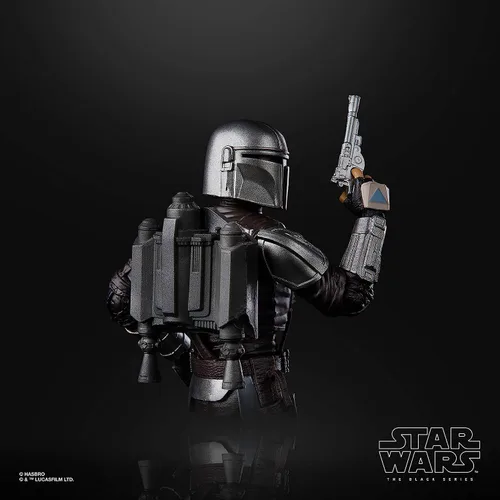 Miniatura 5 de Figura de juguete Star Wars Serie The Black, The Mandalorian de acción, pieza de colección a escala de 15cm, juguetes para niños a partir de 4 años