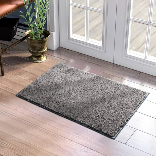 Miniatura 21 de HOMEIDEAS Tapetes para puerta de interior, 17 x 29 pulgadas, súper absorbentes, antideslizantes, para entrada, parte delantera y trasera, tapete