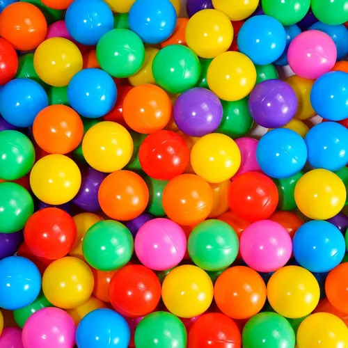 Miniatura 9 de Paquete de 100 pelotas para piscina de bolas - Bolas de plástico a prueba de aplastamiento y libres de BPA para carpa, casa de juegos, juguete