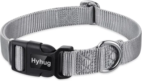 Miniatura 9 de Hyhug Pets - Collar clásico para perros de la colección regular de color sólido (S, negro)