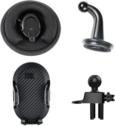 Miniatura 6 de Soporte para teléfono celular, soporte de fricción para puf, 2 en 1 y soporte de ventilación de aire, para iPhone, Android y otros teléfonos