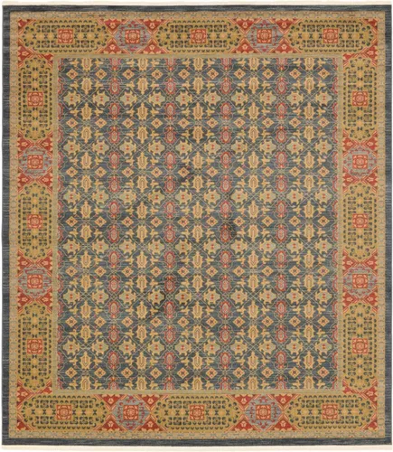 Miniatura 24 de Unique Loom Palace Collection - Alfombra de área Jefferson (2 pies x 3 pies 1 pulgada, rectangular, crema/caramelo)