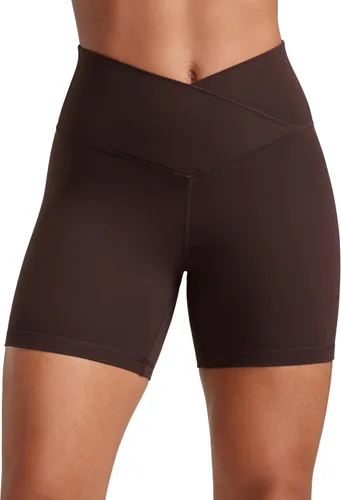 Miniatura 5 de CRZ YOGA Butterluxe - Pantalones cortos cruzados de 5 pulgadas, cintura alta, para entrenamiento, yoga, suave como la mantequilla para mujer