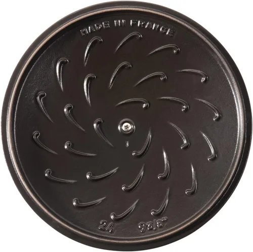 Miniatura 2 de Staub Horno holandés de hierro fundido, 3.75 cuartos de galón, sirve 3-4, fabricado en Francia, cereza