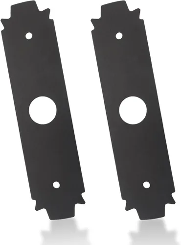 KitchenKipper Paquete de 2 cuchillas de bordeadora AC04215 de 8 pulgadas (orificio central de 1 pulgada) compatible con Ryobi 818-928 Expand-It