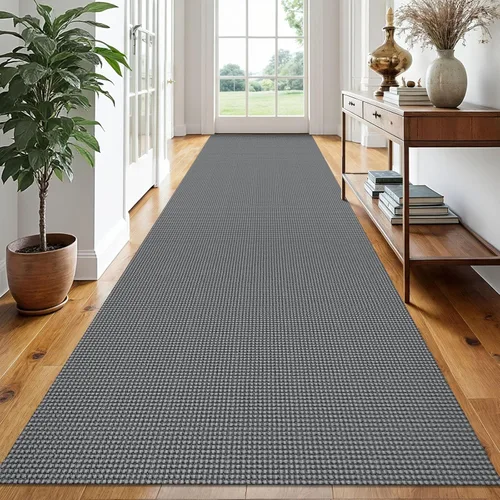 Miniatura 134 de EARTHALL Alfombra de pasillo 3x14 pies, alfombras lavables extra largas para pasillos, tejidas, antideslizante, alfombra trenzada para entrada